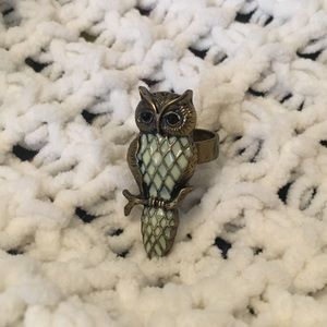 Owl Ring with Beautiful Details